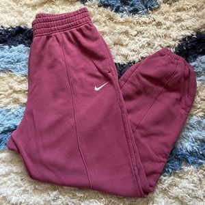 Wine colored Nike sweats